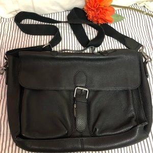 Men's Messenger Leather Bag by Aldo